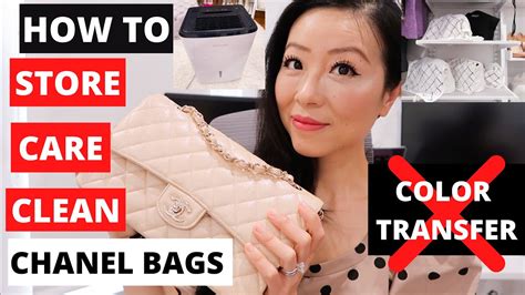 how to clean chanel bag|chanel bag removal.